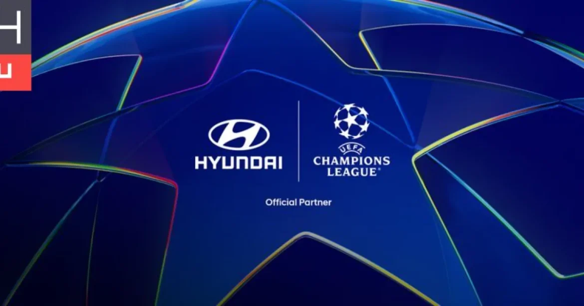 A Hyundai Motor az UEFA Bajnokok Ligája hivatalos autóipari partnere