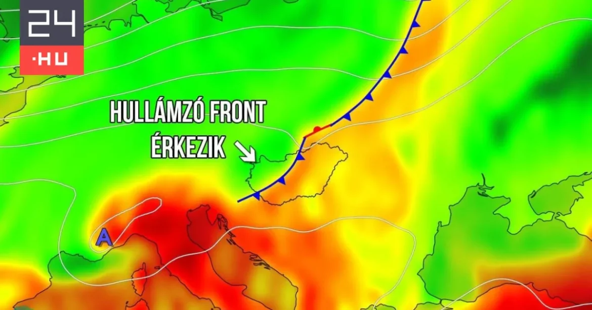 Hullámzó front szeli ketté az országot, változékony időjárás várható