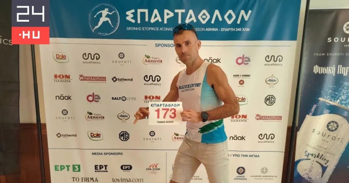 Óriási siker a Spartathlonon: Bódis Tamás győzött