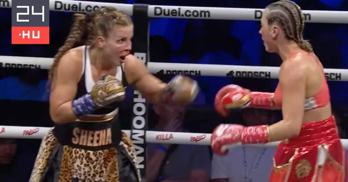 Szabó Franciska orrtörést szenvedett, TKO-val kapott ki a Misfits Boxingban