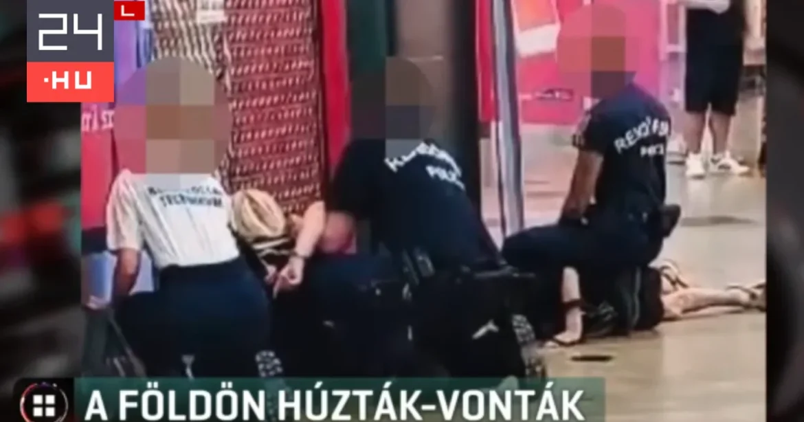 Rendőrök vertek meg egy nőt egy budapesti bevásárlóközpontban